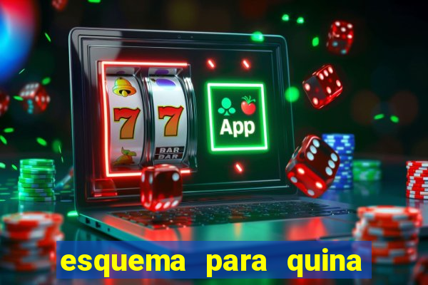 esquema para quina com 20 dezenas