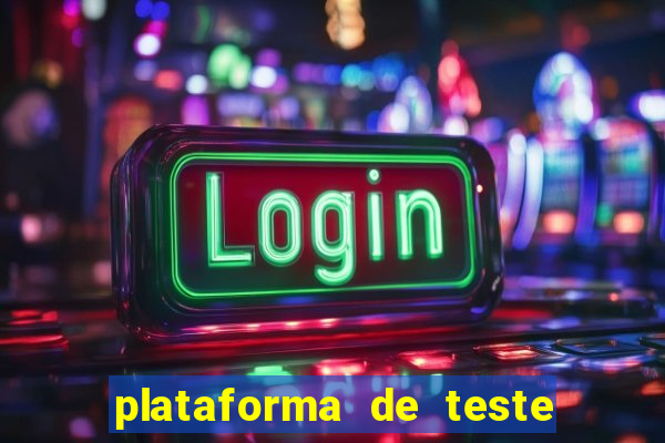 plataforma de teste pg demo