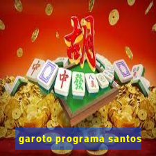 garoto programa santos