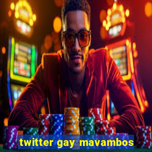 twitter gay mavambos