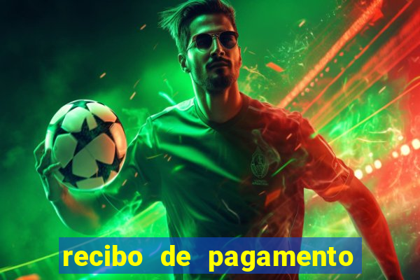 recibo de pagamento simples word