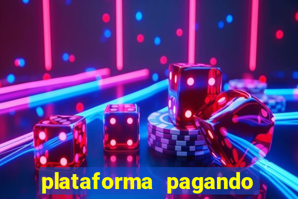 plataforma pagando fortune tiger
